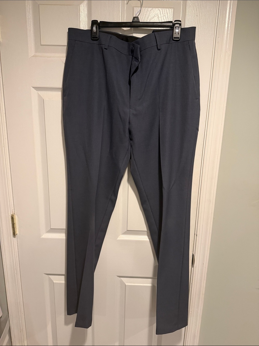 Alfani Men's Dress Pants in Slate Blue